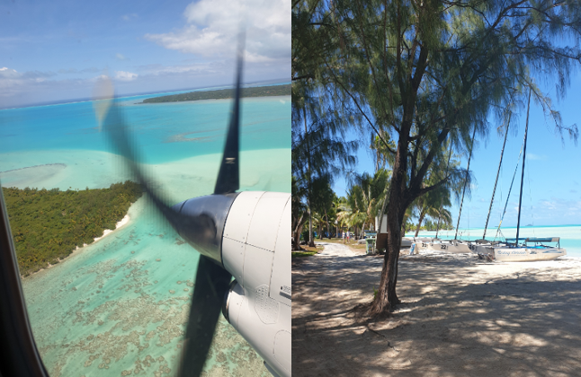 Aitutaki plane photo