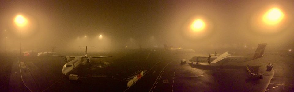 Why the fog is my flight delayed?